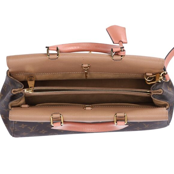 Louis Vuitton Monogram Canvas Venus Satchel Brown Crossbody Tan Pink M53540 - Picture 8 of 12